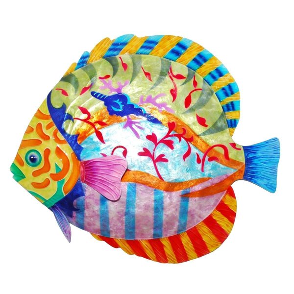 Eangee Home Design Fish Colorful Wall Decor Discus - Medium m8012